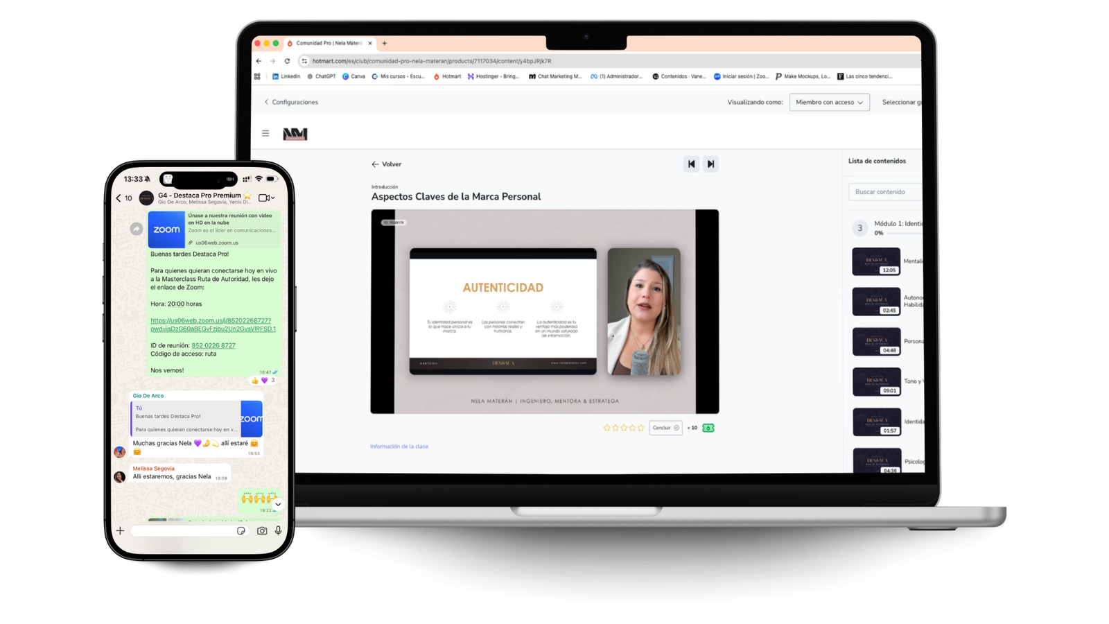 Plataforma y comunidad Destaca Pro Premium